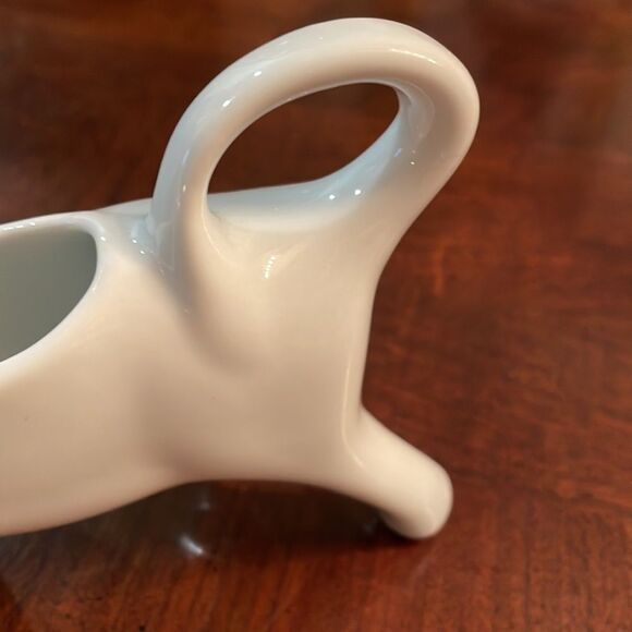 6" White Cow creamer cream milk container server - Picture 4 of 9